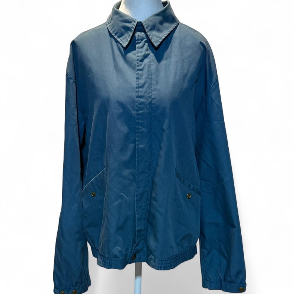 Sears Blue Outerwear Jacket 1970’s P-P 24” L 25”